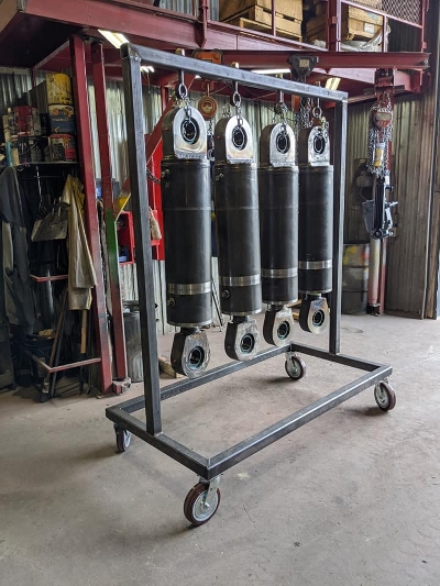 Bark bin cylinders for biomass