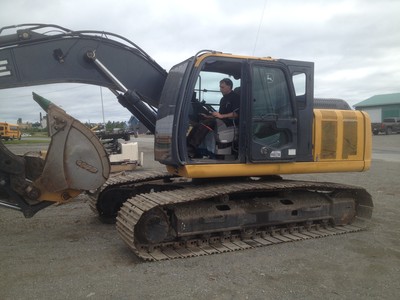 Excavator cab modification