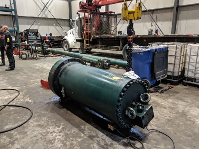 Cylindre de cisaille hydraulique - Arcellor Mittal