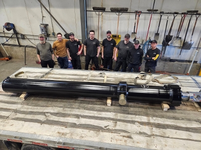 Manufacturing of a Ø12" Bore cylinder for industrial application