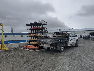 Inventaire en consignation sur un site minier