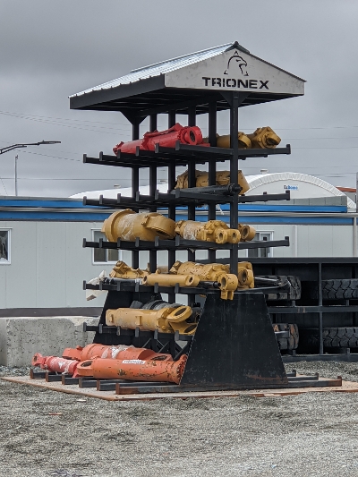 Inventaire en consignation sur un site minier