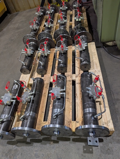 Valve actuator cylinder